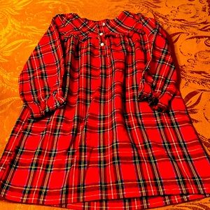 Girls' Flannel Nightgown in Tartan EUC ⭐️⭐️